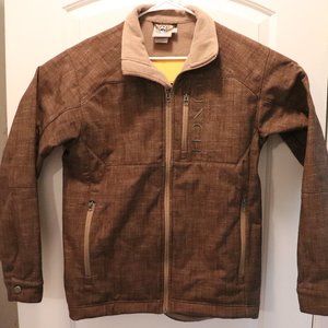 Cinch Brown Logo Jacket with Rodeo Logos. Men's Size - S